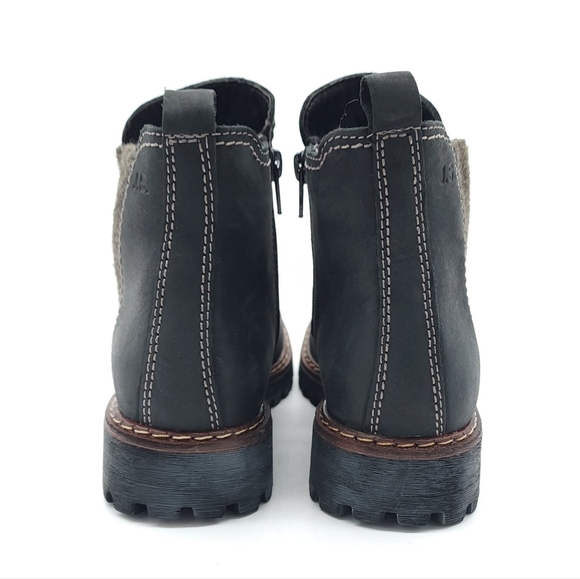 Josef Seibel Marta 03 Black Leather Bootie Women's Size 36 US  5-5.5 - Picture 6 of 9